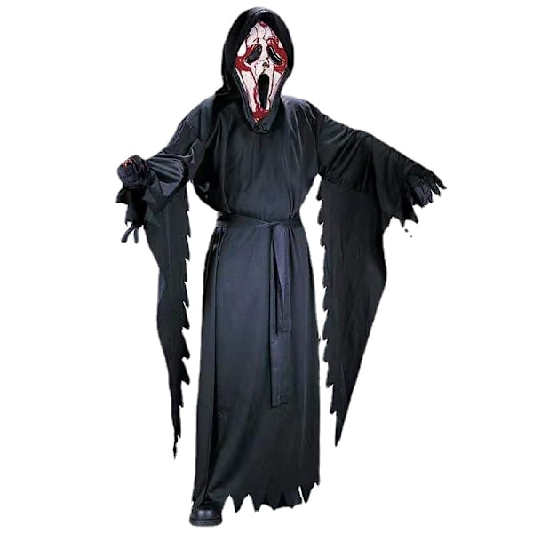 Fabrik Spot Death Comes Zombie Kostym Skrikande Gråt Spöke Kostym Cosplay Halloween Barnföreställning Kostym Adult clothes L