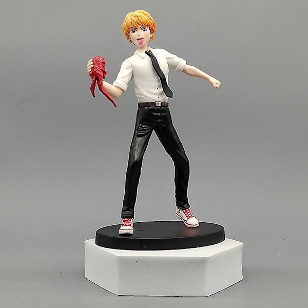 19cm Motorsåg Man Denji Anime Figur Power/denji Action Figur Motorsåg Man Denji Figurine Vuxen Samlarobjekt Modell Docka Leksak Present C 18cm No Retail Box
