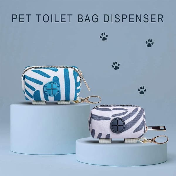 2-packs dispenser för mode hundavfallspåsar. Dispenser för avfallspåsar för husdjur. Hundväska null none
