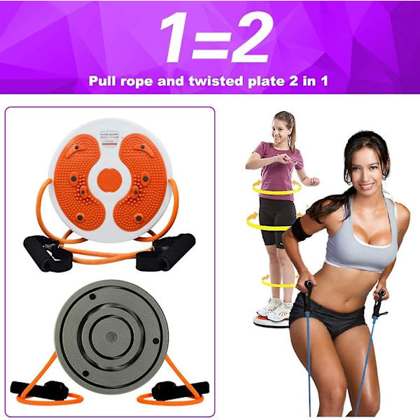 Twist Disc, Aerobics Fitness Balans Träning Roterande Utrustning Träningsbräda Fitness Twist Midja och Höft Twist Träning Fitness , null none