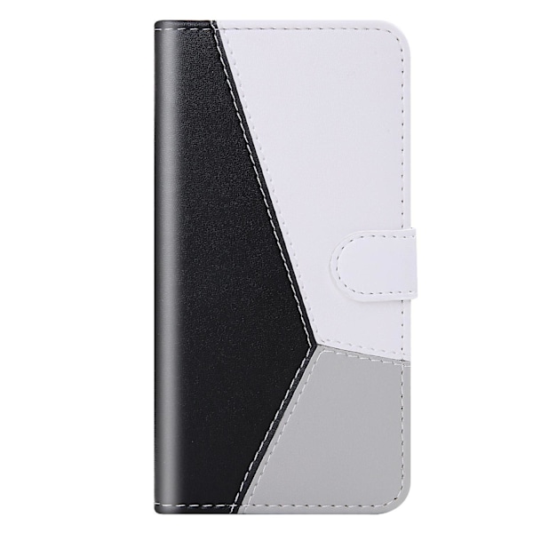 Trefärgat PU- case för iPhone 15 Black