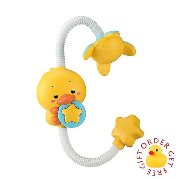 Baby Vattenlek Gul Anka Kran Dusch Badkar Spel Bad|Badleksak null none