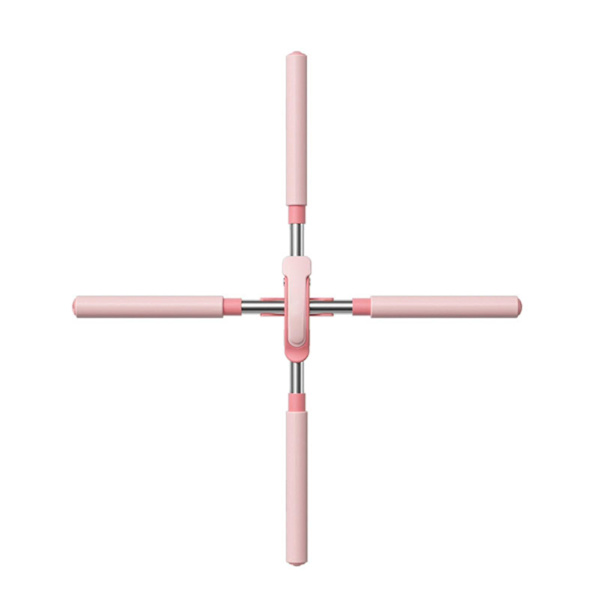 Yoga Hunchback Posture Corrector Justerbar Yoga Sticks Stretching Tool Pink