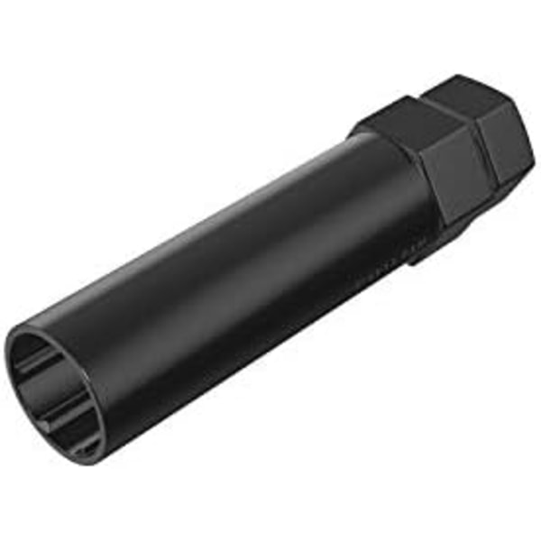 StanceMagic 6-punkts splinedrivning tuner ersättningsnyckelverktyg för eftermarknaden sexspline hjullåsmuttrar - 17,6 mm innerdiameter - 7-Spline Black