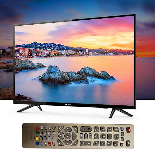 Smart TV-fjärrkontroll för Lc-32che6241e Lc-40cfe6242e Lc-32che6242e black none
