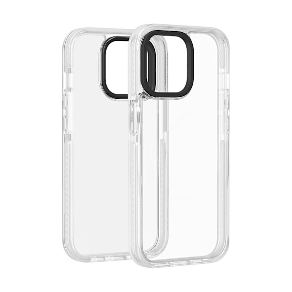 Transparent phone case för iPhone 15 White