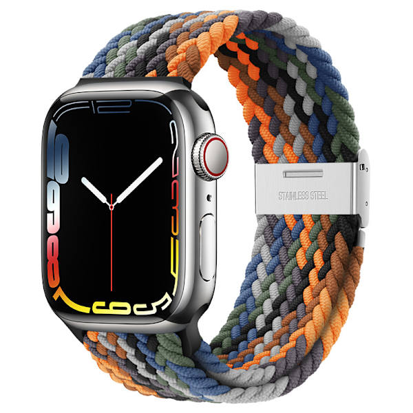 Lämplig apple watch band Camouflage sju färger#42/44/45mm