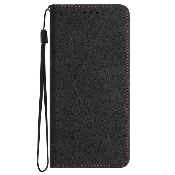 Etniskt präglat case för iPhone 15 Black