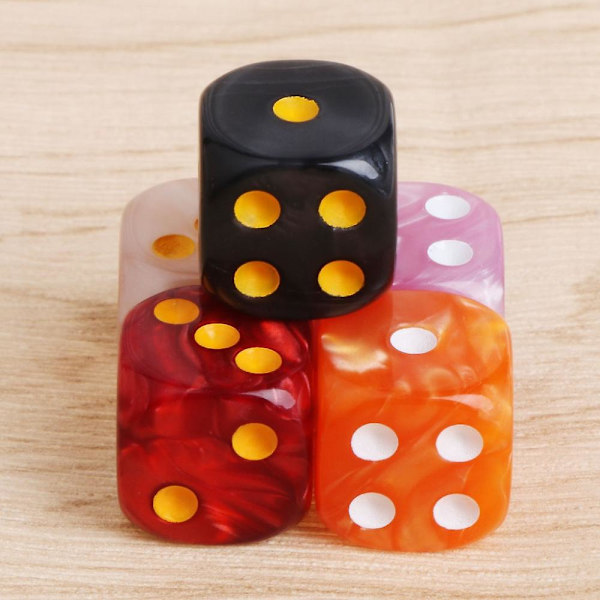 10 st set akryl polyedriska tärningar för trpg brädspel Au20 19 Dropship Red