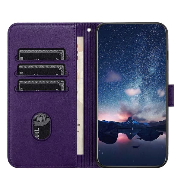 Rhombic Texture Case för iPhone 15 Purple