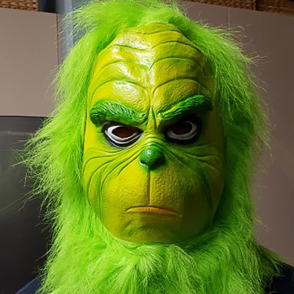 Julmask Grinch Grinch Grinchmask Julklapp