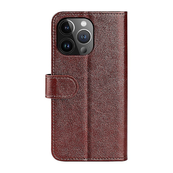 R64 Texture Case för iPhone 15 Pro Brown