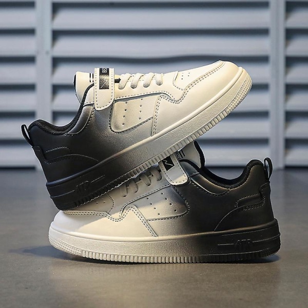 Pojkar Sneakers Andas Flickor Skateboarding Skor Löparskor 3Da303 Black 36