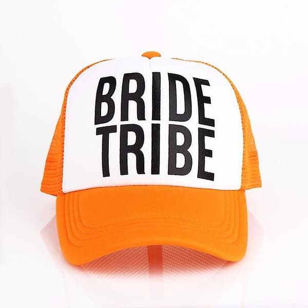 Bride Team Trucker Cap Baseball Cap 9 färger Mesh Cap Summer Style orange none