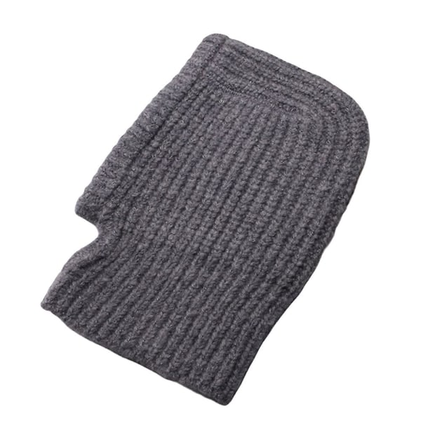 Förälder-barn Vinter Warp Face Beanie med tjock varm hörselskyddshatt för kallt väder Utomhusskidåkning och cykling Gray M  56-58 Cm