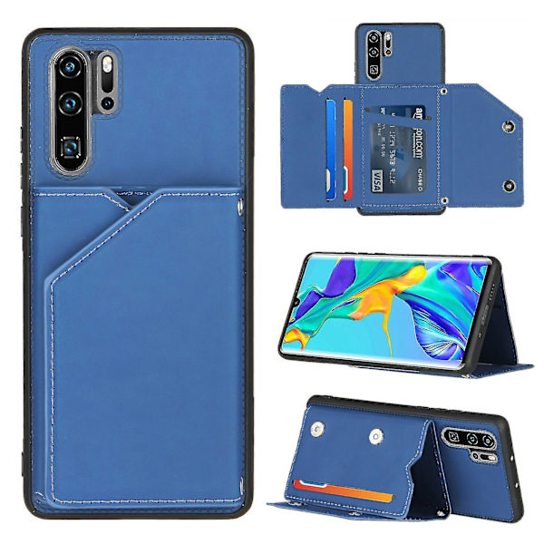 För Huawei P30 Pro Skin Feel Case Royal Blue