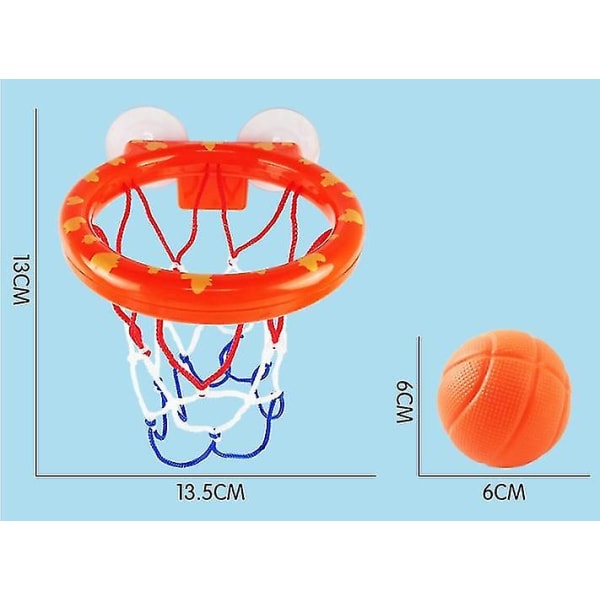 Badleksaker, badkar basketbåge för småbarn Barn, pojkar och flickor med 4 mjuka bollar set & stark sugkopp, badkar skjutspel & kul null none