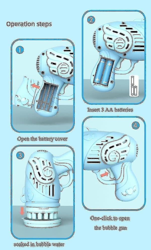 Gatling Bubble Machine null none