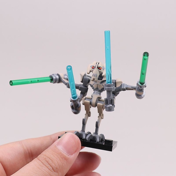 Anime Star Wars General Grievous Model Monterade byggstenar Barnleksaker Present White A1