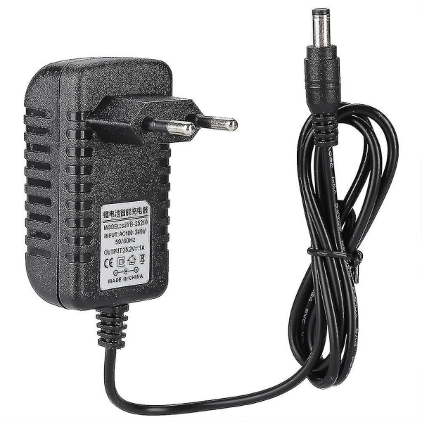 25,2v/1a Snabbladdning Li Ion-laddaradapter 100-240v Ingång Multi Eu-kontakt null none