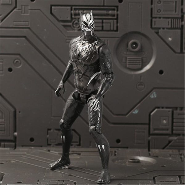Marvel Avengers 3 Infinity War Film Anime Super Heros Spiderman Captain America Iron Man Hulk Thor Superhjälte Actionfigur Leksaker C Black Panther