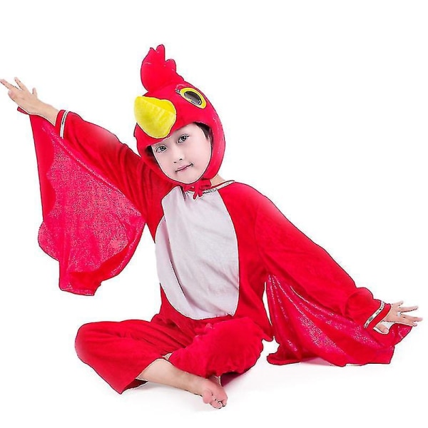 Cock Long Cosplay Suit Kostym Scenkläder Semesterkläder S (110cm)