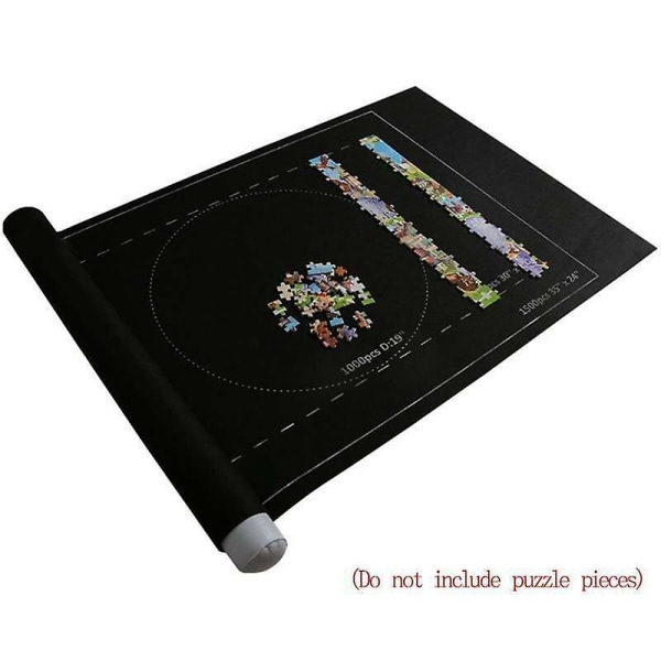 Pusselmatta Portapuzzle 1500 bitar Jumbo Jigsaw Board Förvaringsmattor Spel Presenter null none