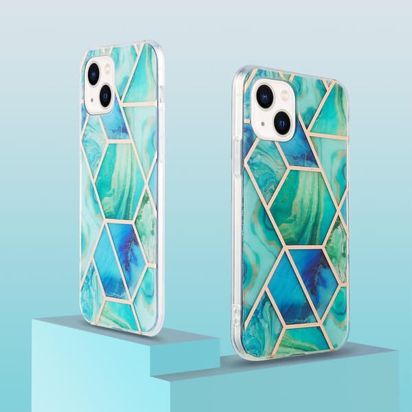 Marmor TPU- case för iPhone 15 Green