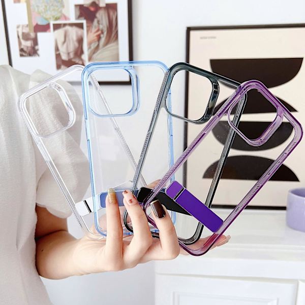 Hållare Phone case För iPhone 15 Plus Purple