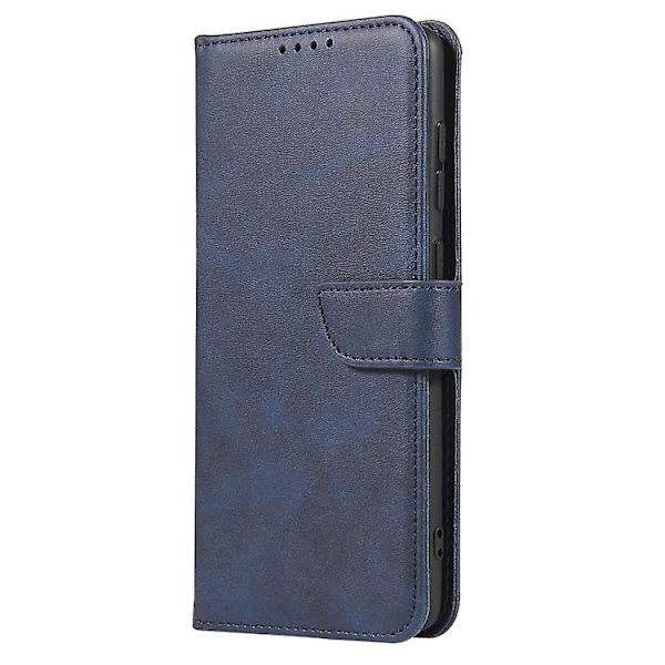 För Huawei Mate 20 Calf Texture Spänne Horizontal Flip Läder Phone case Blue