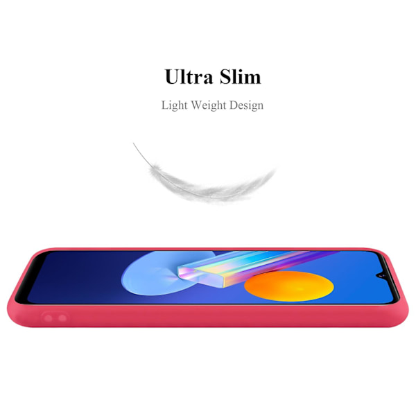 Vivo Y52 5G / Y72 5G Case Mobiltelefon Cover TPU Case - Matta färger CANDY RED Y52 5G / Y72 5G