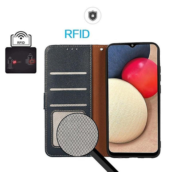 RFID phone case för iPhone 15 Pro Blue