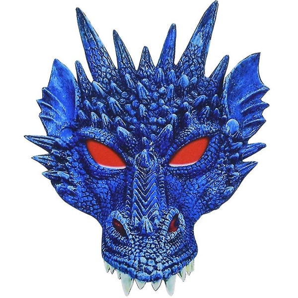 Halloween Barn Pojkar Cosplay Isdraken Kostym Med Mask Fest Klänningar 5-6 Years