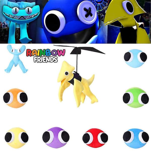 Rainbow Friends Kapitel 2 Mjuk plysch leksak stoppad docka för barn Leksaker Presenter E
