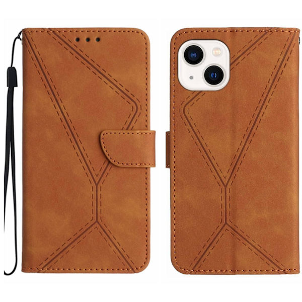 Sydd präglad case för iPhone 15 Plus Brown