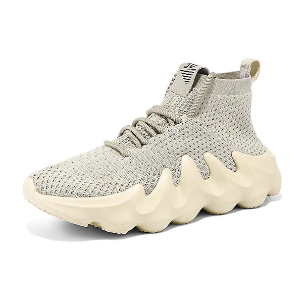 Sneakers för kvinnor Halkfria Coconut Skor Löparskor L450 Beige 41