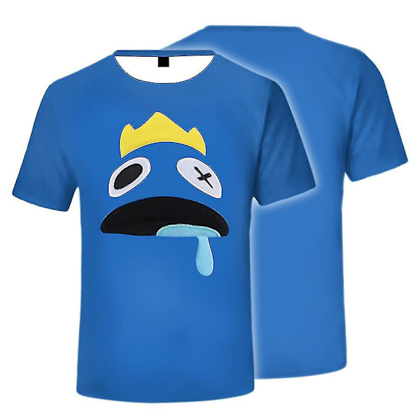 7-14 år Barn Roblox Rainbow Friends Kortärmade T-shirt Toppar A 7-8 Years