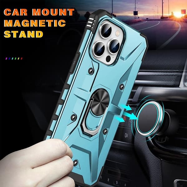 Ringhållare Phone case För iPhone 15 Pro Light blue