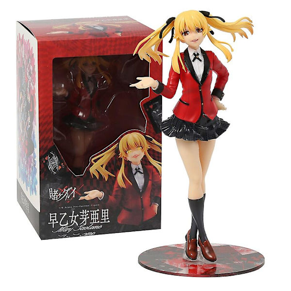 Kakegurui 2:a säsongen Mary Saotome Jabami Yumeko 1/8 Skala Pvc Figur Samlarmodell Leksak Meari box