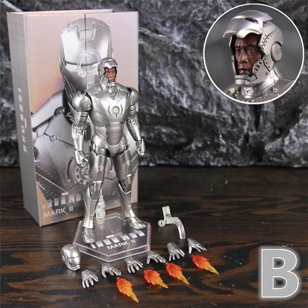 Zd Toys Marvel Iron Man Mk1 Mk2 Mk3 Mk4 Mk5 Mk6 Mk7 Mk42 Mk43 7&quot; Film Actionfigur Iron-man Mark 1 2 3 4 5 6 7 42 43 Legends C MK2 B - Boxed