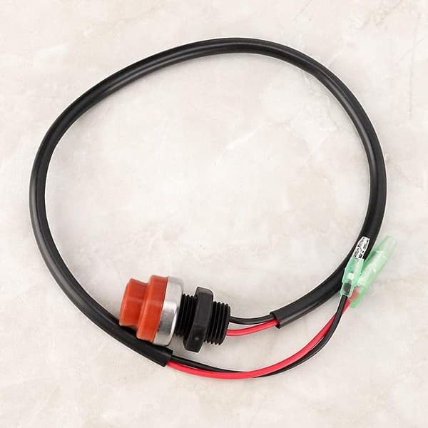Universal båt utombordsmotor Motor Start Kill Switch Nyckelfri tryckknapp, Gäller Alla För BlackRed none