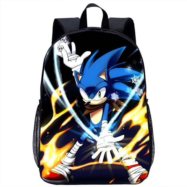 Sonic The Hedgehog tredelad studentryggsäck Style.28