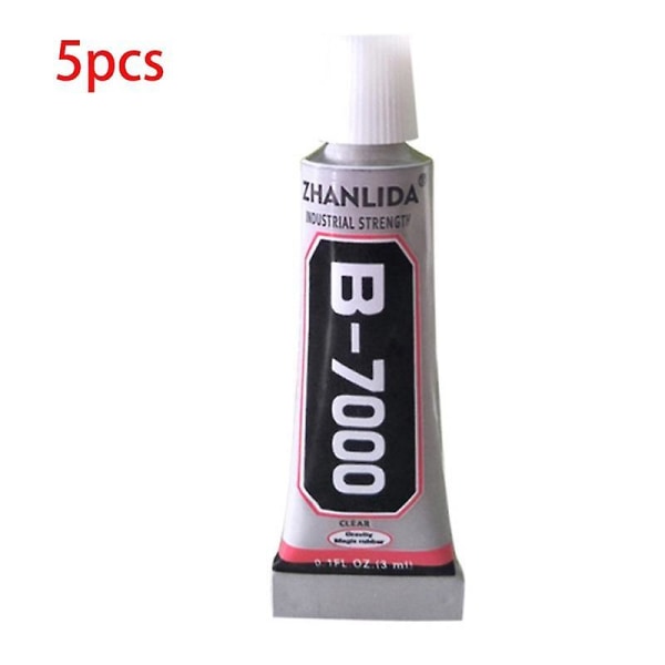 5st 3ml B7000 Mobiltelefon Pekskärm Super Glue B-7000 självhäftande telefon Glaslimreparation 5pcs