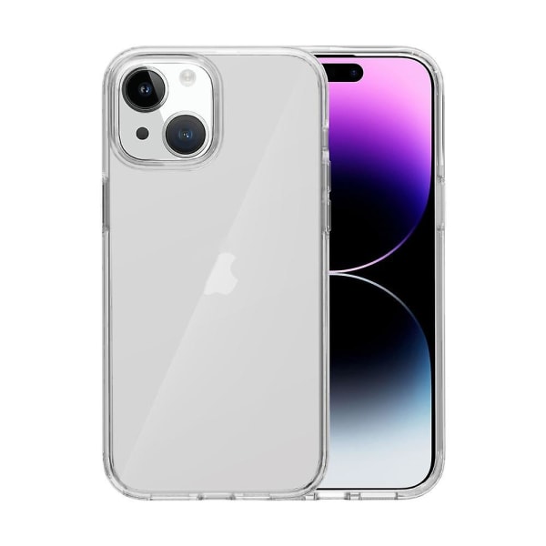 Transparent phone case för iPhone 15 Plus Multicolor