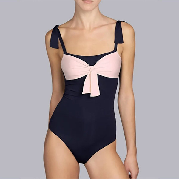 Baddräkt Kvinnor Baddräkter med hög midja För Kvinnor Sexiga Kvinnor Print Splitsning Badkläder Baddräkt i ett stycke Strandkläder Baddräkter Black L