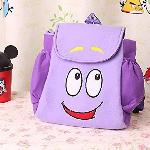 Dora Explorer Ryggsäck Rescue Bag Med Karta, för dagis leksaker Lila Julklappar null none