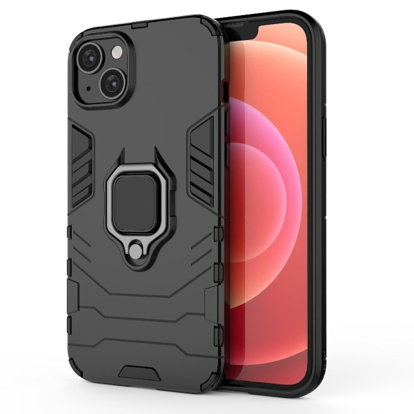 Stötsäker PC + TPU för iPhone 15 Plus Black