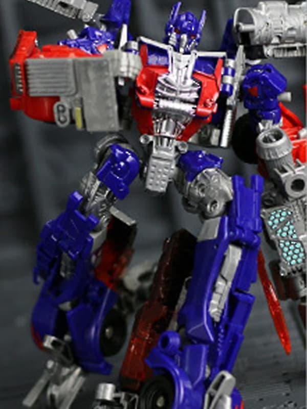 Rion Optimus Warrior - Transformers Leksaksmodell Bil Transformers Optimus Prime Robot Leksaksmodell Led Rörlig null none