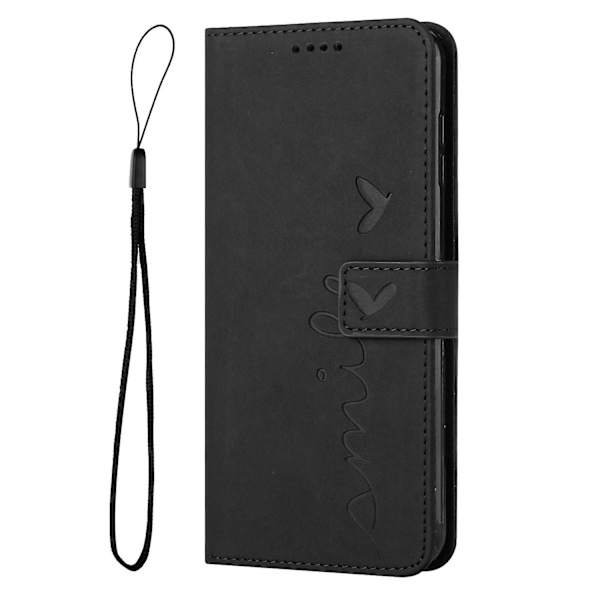 PU phone case för iPhone 15 Pro Max Black