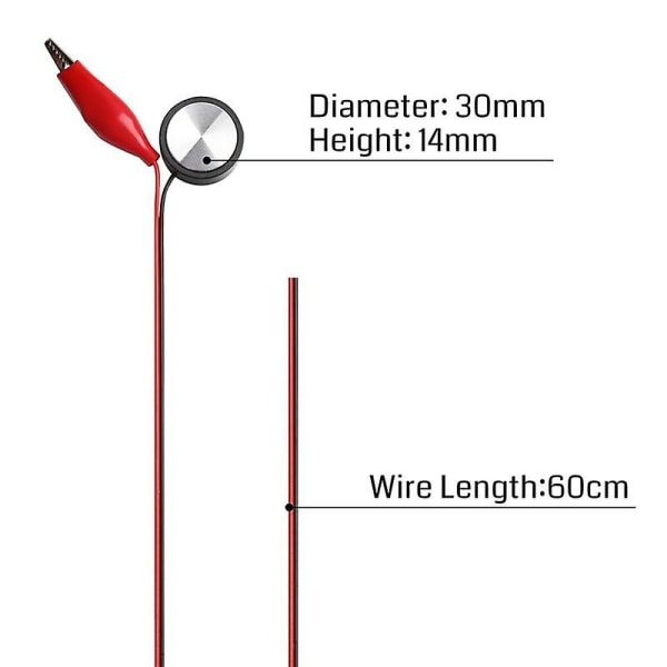 Tillbehörssats för CNC-maskin 3018prove, nödstopp, z-axel verktygsinställning Touch Probe, -switch Blackred none